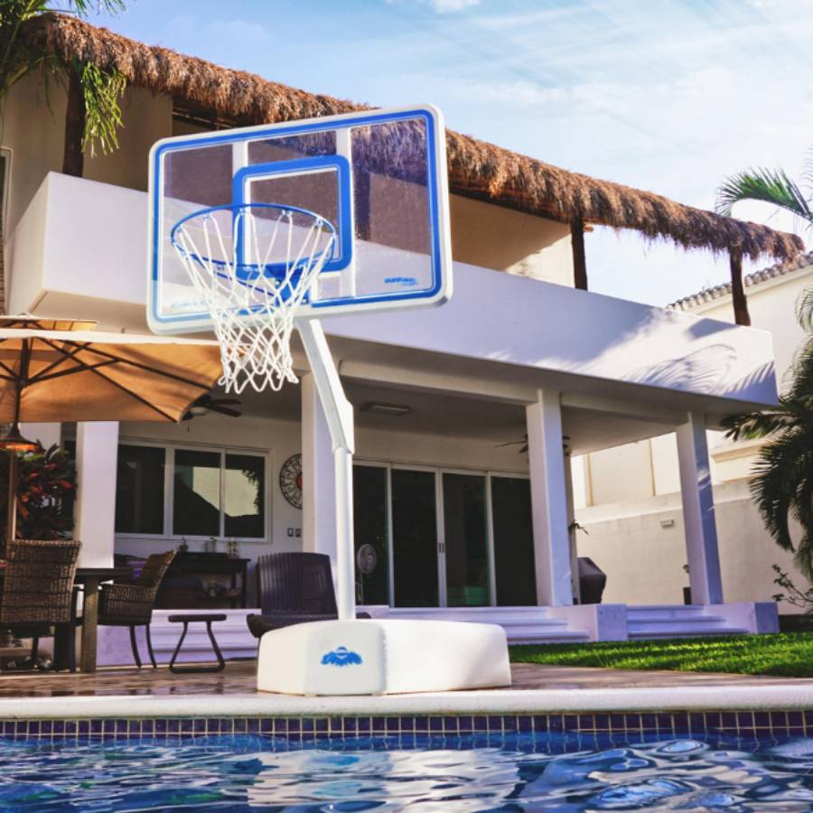 Splash And Shoot Pool Basketball Clear Rim