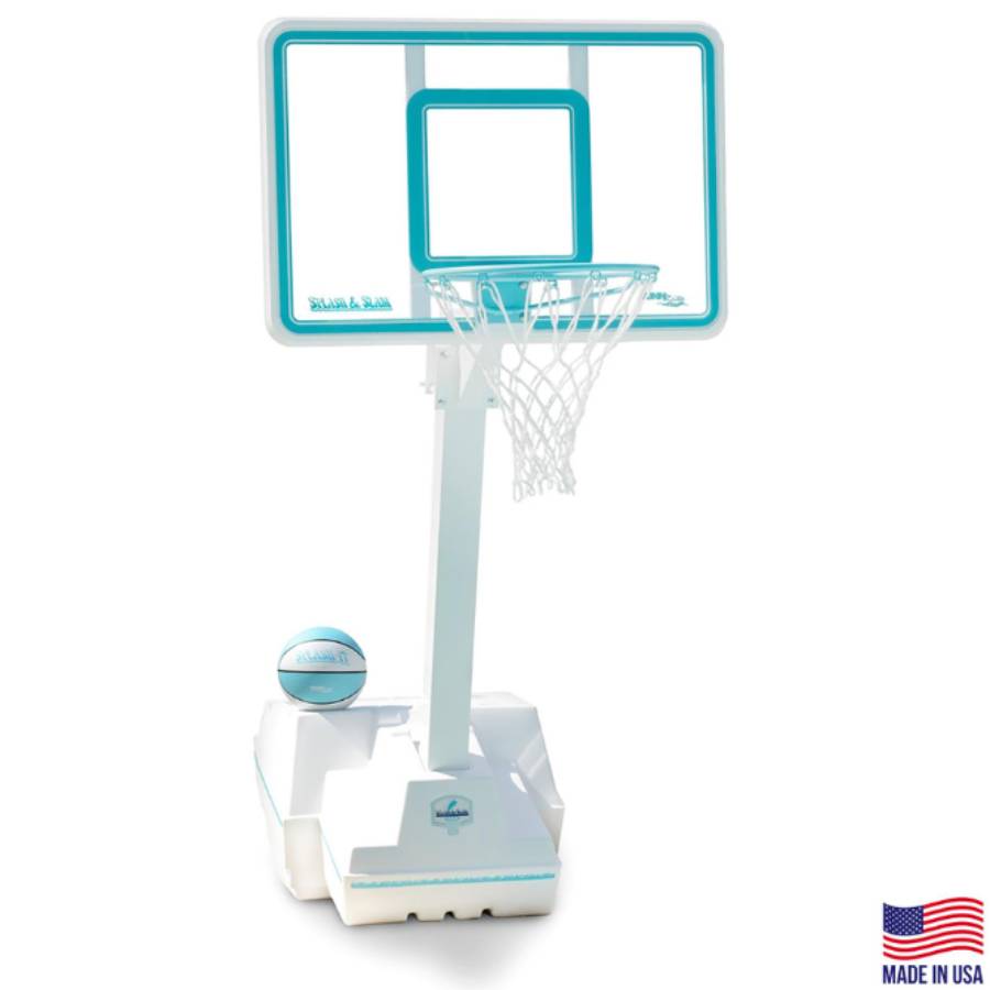 Splash & Slam Pool Basketball Clear Hoop