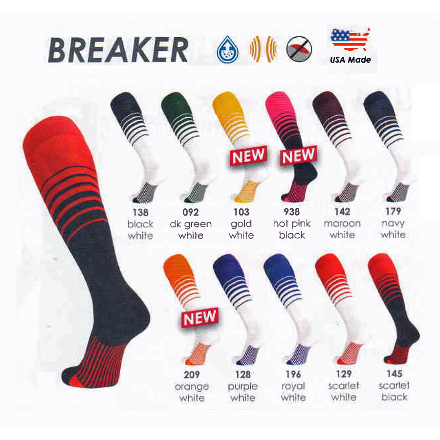 Elite Breaker Soccer Socks Small / 138 - Black/White