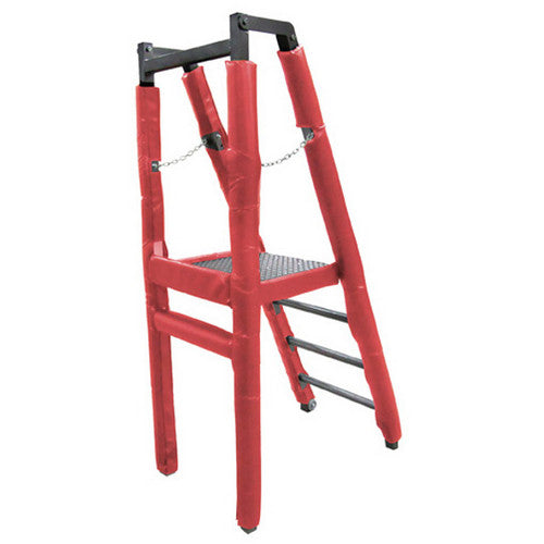 First Team SturdiStand Folding Judges Volleyball Stand Black