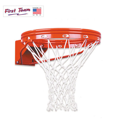First Team FT172D UNBREAKABLE Double Rim Outdoor Basketball Rim - UNCONDITIONAL LIFETIME WARRANTY