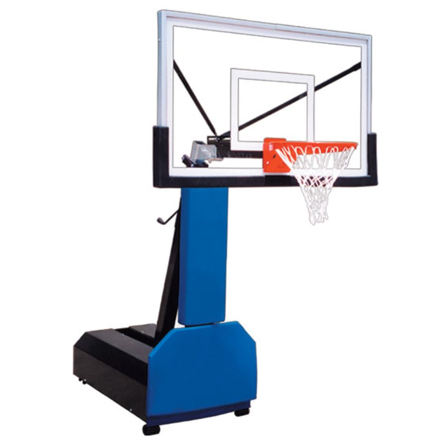 Fury II Portable Basketball System 36" x 48" Acrylic Backboard Gold