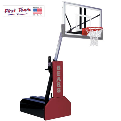 Thunder Select Portable Basketball System 36" x 60" Acrylic Backboard Gold