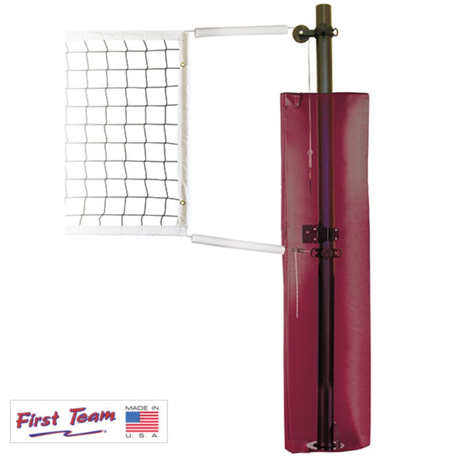 Sand Stellar Beach Recreational Volleyball Net System MA40042 Sand Stellar Complete WITH Padding and Antennas / Royal Blue
