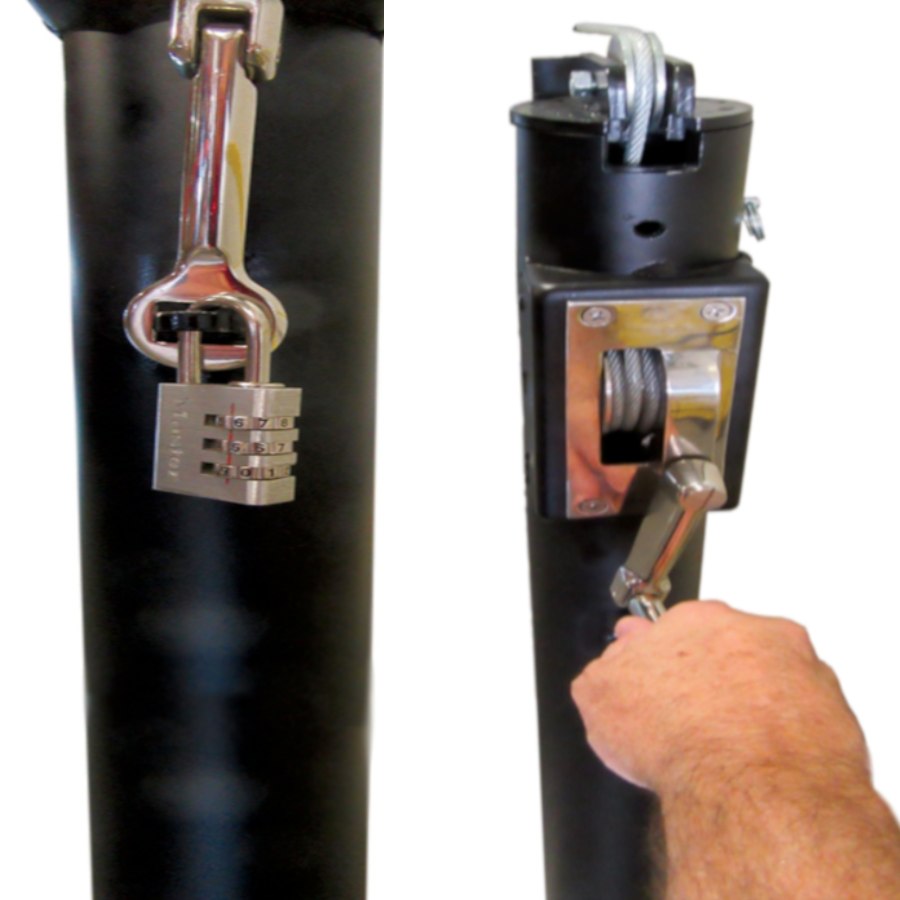 Guardian Pickleball Post System MA40169 Guardian PKPS W/ PVC Ground Sockets