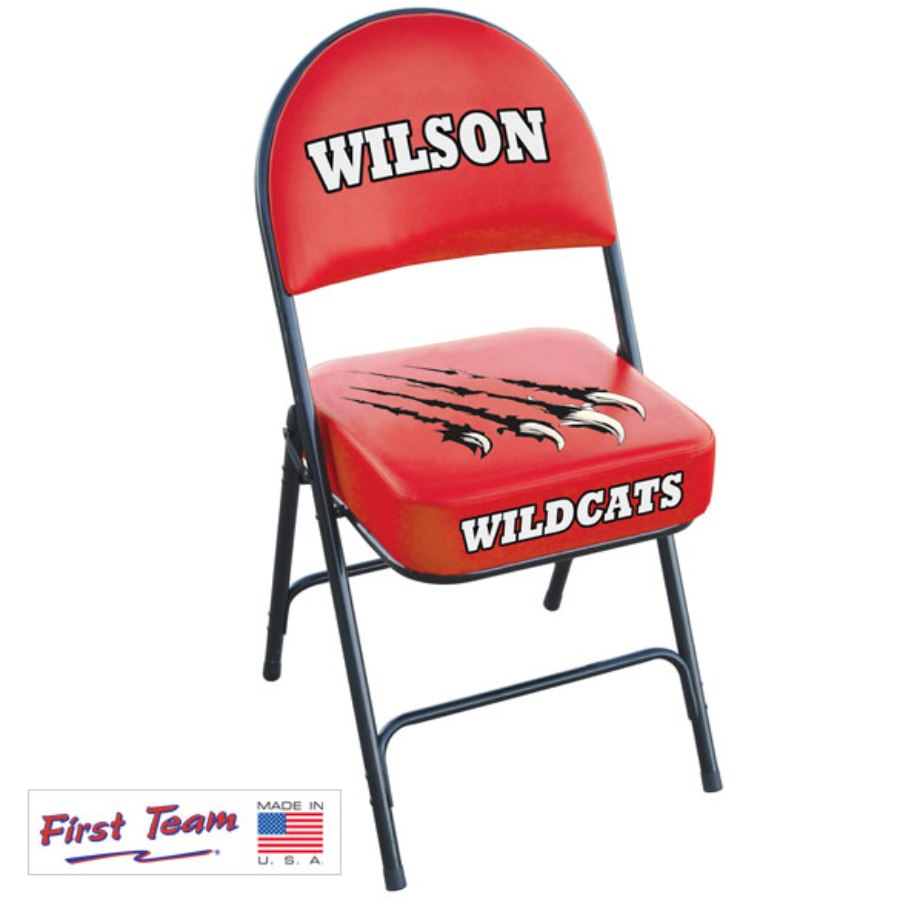 Superstar Impression Custom Printed Folding Chairs MA40137 No Backrest Support Print / Black / Black