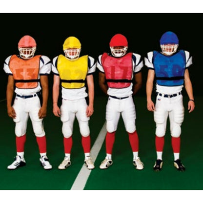 Fisher SV-100 Easy On Easy Off Football Scrimmage Vests Choose Colors