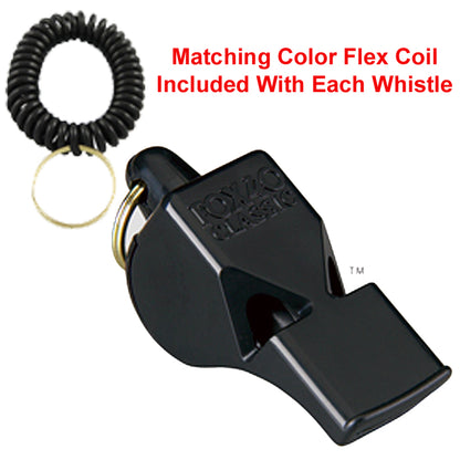 Fox 40 Classic Whistle With Flex Coil Red