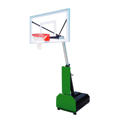 Fury Select Portable Basketball System- Easy Rim Height Adjustment Gold