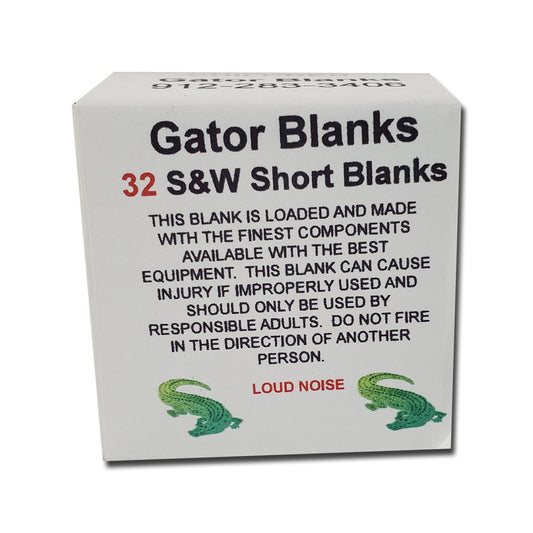 Gator .32 Caliber Black powder Blanks For Starter Pistol