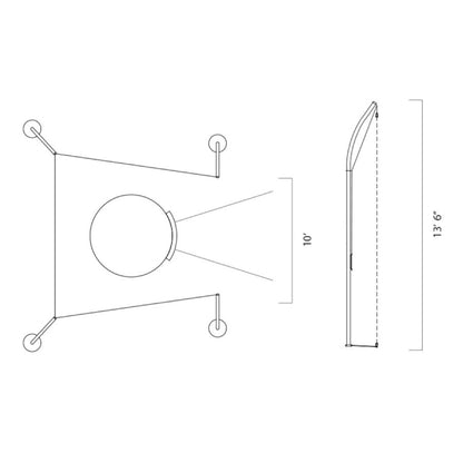805 Steel Safety Shot Throwing Cage