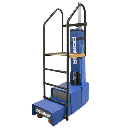 Porter Powr-Court Freestanding Volleyball System Light Blue
