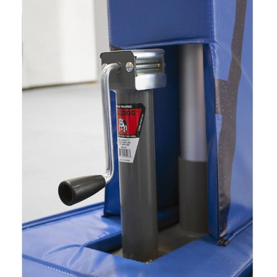 Porter Powr-Court Freestanding Volleyball System Light Blue