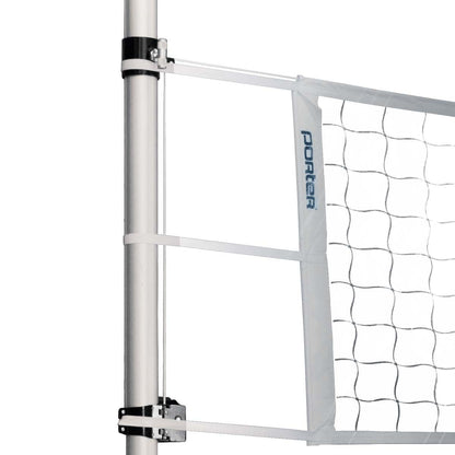 Porter Powr-Line 3" Competition Plus Volleyball Package w/ Judge's Stand Light Blue