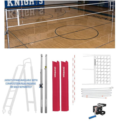 Porter Powr-Line 3" Competition Volleyball Package