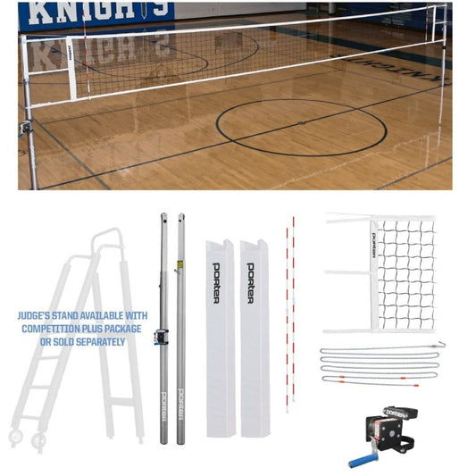 Porter Powr-Line 3.5" Competition Volleyball Package