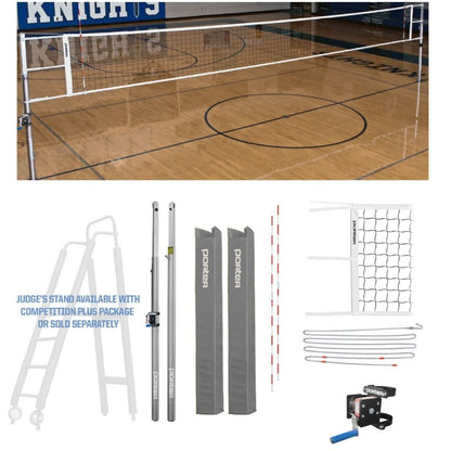 Porter Powr-Line 3" Competition Volleyball Package