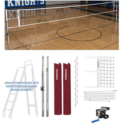 Porter Powr-Line 3" Competition Volleyball Package