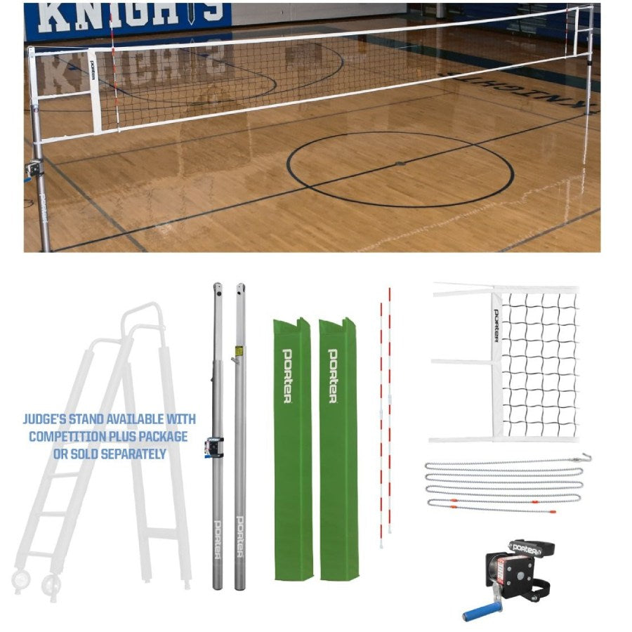Porter Powr-Line 3" Competition Volleyball Package
