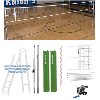 Porter Powr-Line 3" Competition Volleyball Package