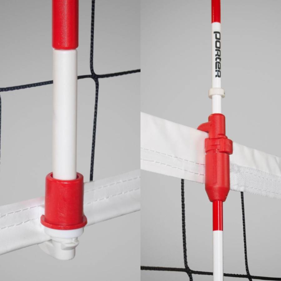 Porter Powr-Steel Standard Competition Volleyball 3" Package Light Blue