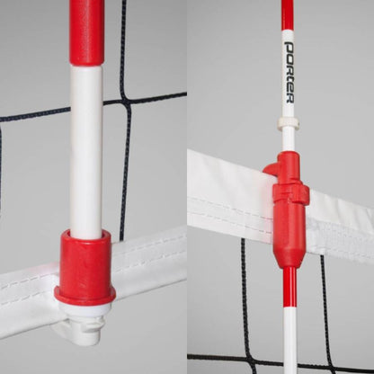 Porter Powr-Steel Standard Competition Volleyball 3" Package Light Blue