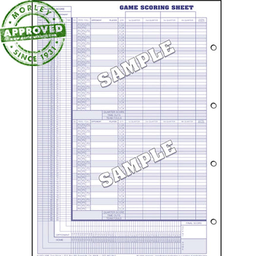 Glovers Short Form Wrestling Scorebook (Each)