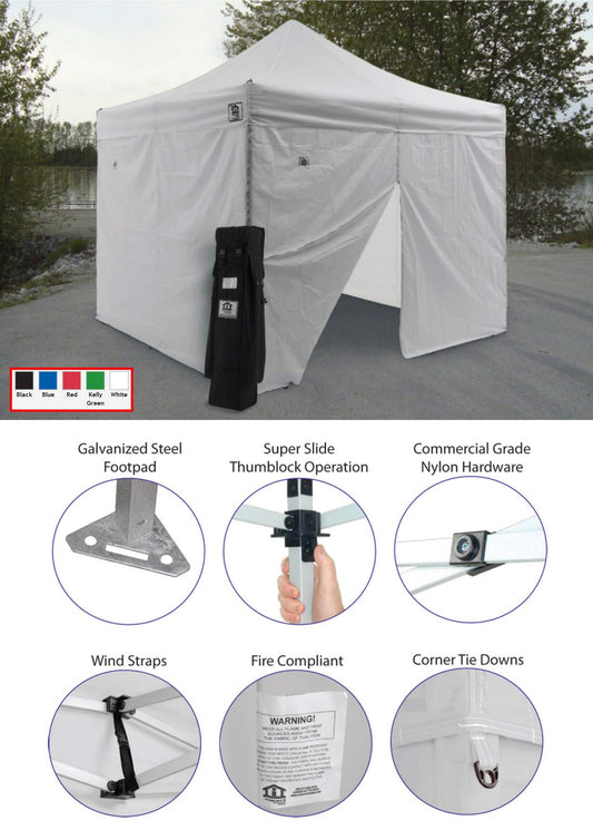 ECONOMY INSTANT CANOPY COMPLETE KIT White