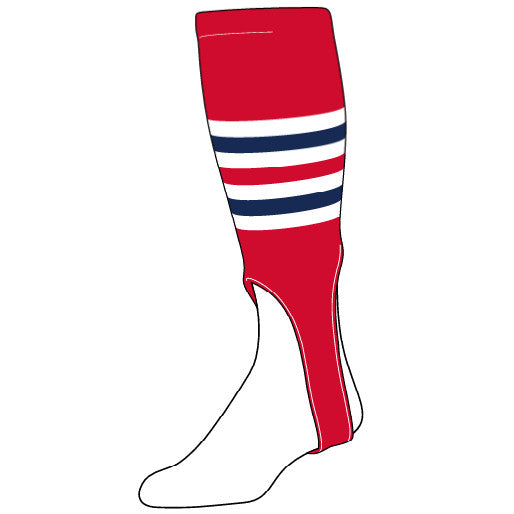 Stock Patriot Pattern Baseball Stirrups Typically Ships in 1-2 Business Days