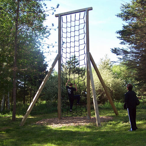 Outdoor Poly Dacron Cargo Net Available in 4 Colors 12" Sq. Mesh  3/4" Rope MA22022 / Black / Border on all 4 Sides
