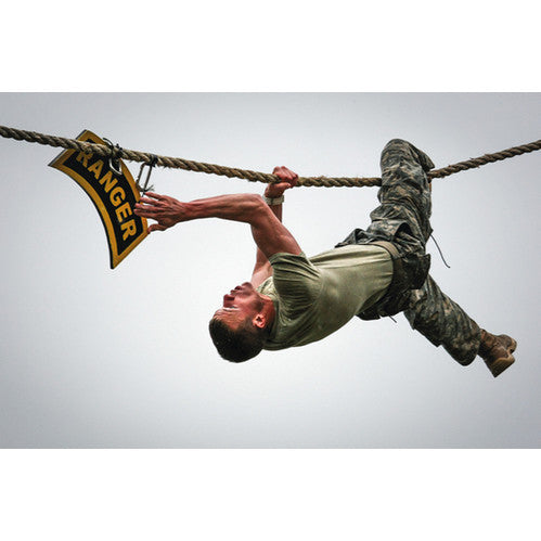 Outdoor 1.5" Black Poly Dacron Traverse Rope (Horizontal Rope) 20'