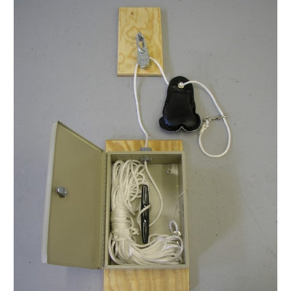 Climbing Rope Hoist W/ Metal Lock Box