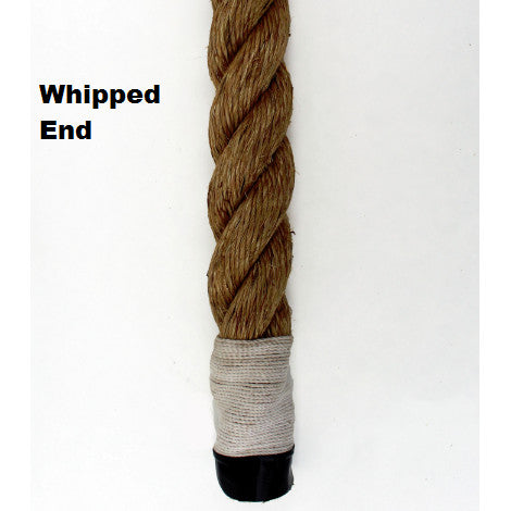 Manila Natural Fiber Indoor Climbing Ropes Manila / Whipped / 18'