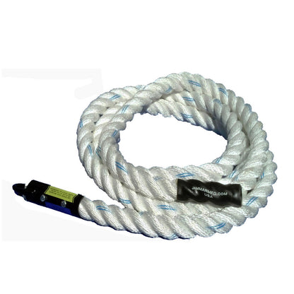 Poly Dacron Climbing Rope No Knots Poly Dacron Black / Whipped / 15'
