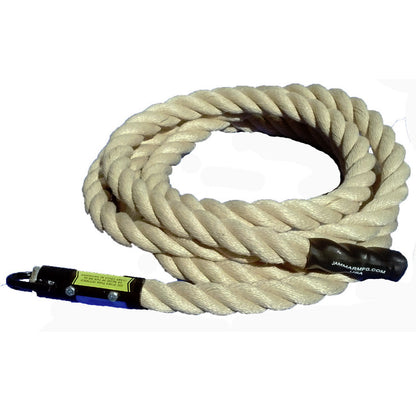 Poly Dacron Climbing Rope No Knots Poly Dacron Black / Whipped / 15'