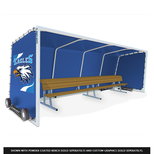 Jaypro CTS-18-DX Club Team Shelter With Custom Logo