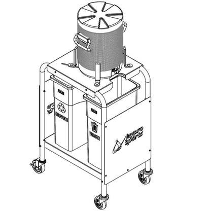 Jaypro HCC-520 Court / Side Line Cooler Cart