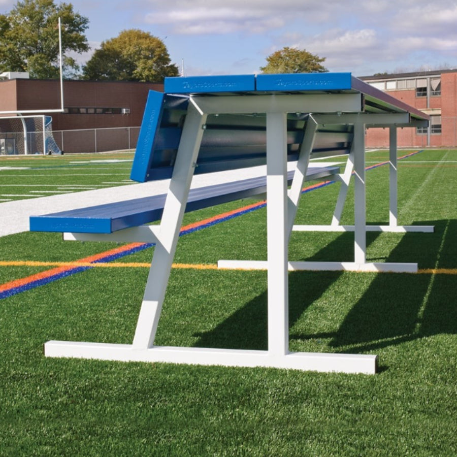 Aluminum Bench Players Bench With Shelf