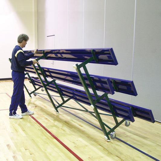 Jaypro Tip & Roll Bleachers 250 Lbs