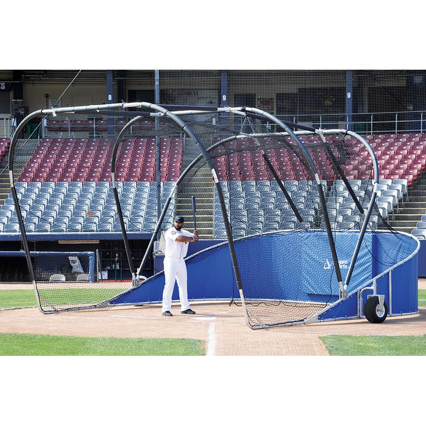Jaypro Batting Cage Backstop Big League Series Bomber Elite Black
