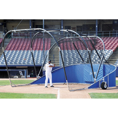 Jaypro Batting Cage Backstop Big League Series Bomber Elite Black