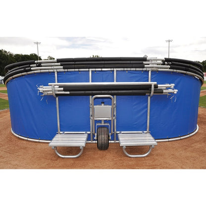 Jaypro Batting Cage Backstop Big League Series Bomber Elite Black