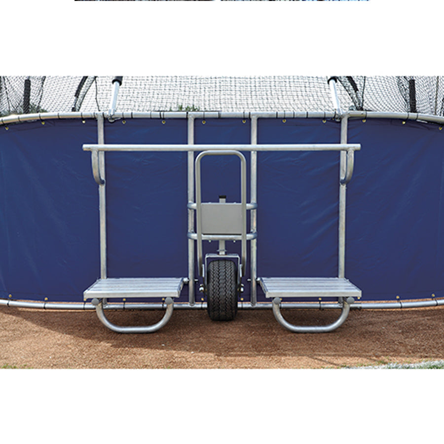 The Big League Bomber All Star Portable Batting Cage Black