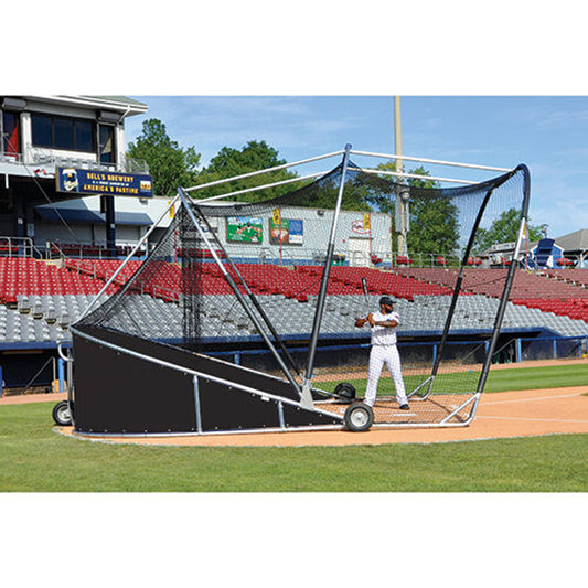 The Big League Bomber Pro Portable Batting Cage