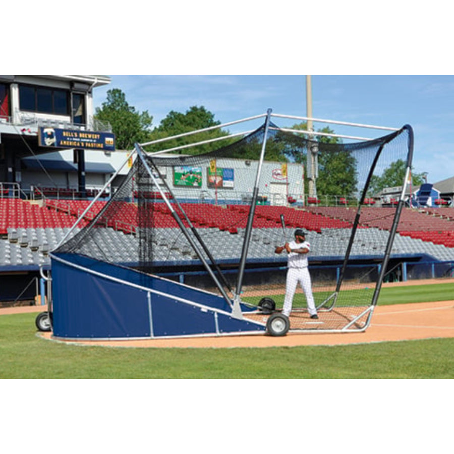 The Big League Bomber Pro Portable Batting Cage
