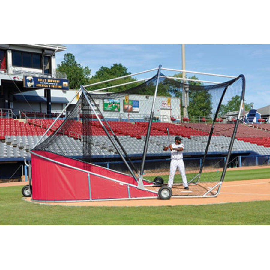 The Big League Bomber Pro Portable Batting Cage