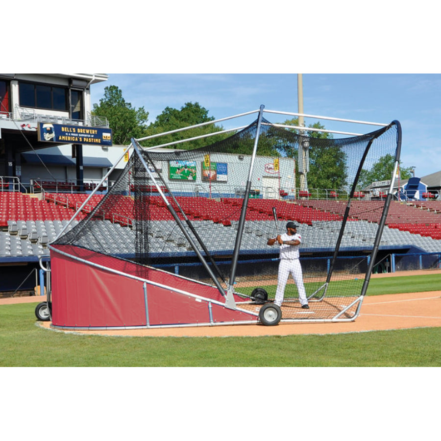 The Big League Bomber Pro Portable Batting Cage