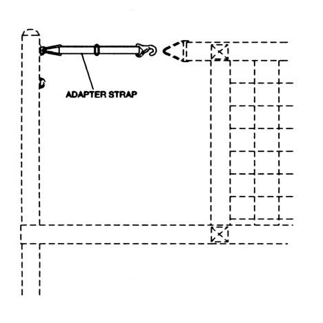Jaypro International Flex Net With Adapter Strap
