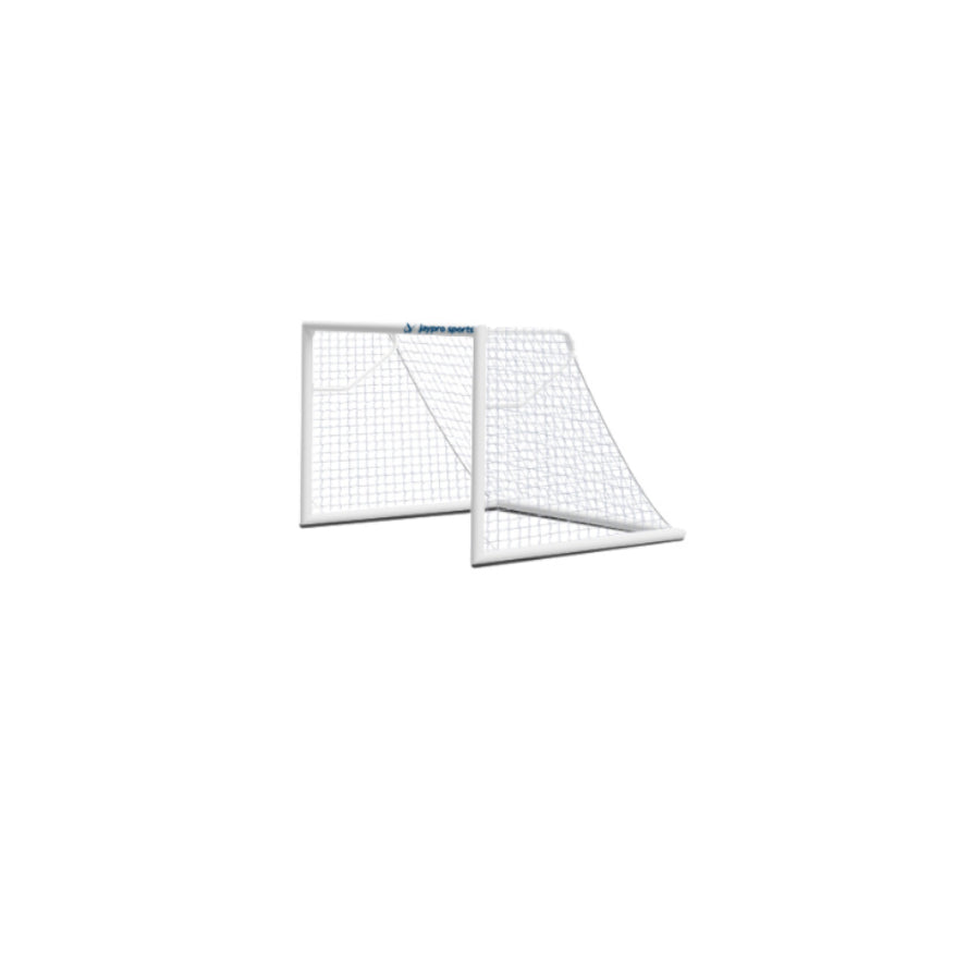 Jaypro Nova Club Round Soccer Goals – Aluminum European Style Pair - Morley Athletic Supply Co Inc