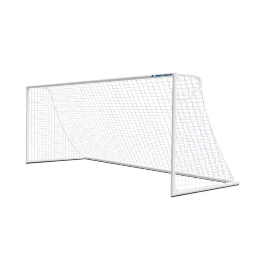 Jaypro Nova Club Round Soccer Goals – Aluminum European Style Pair - Morley Athletic Supply Co Inc
